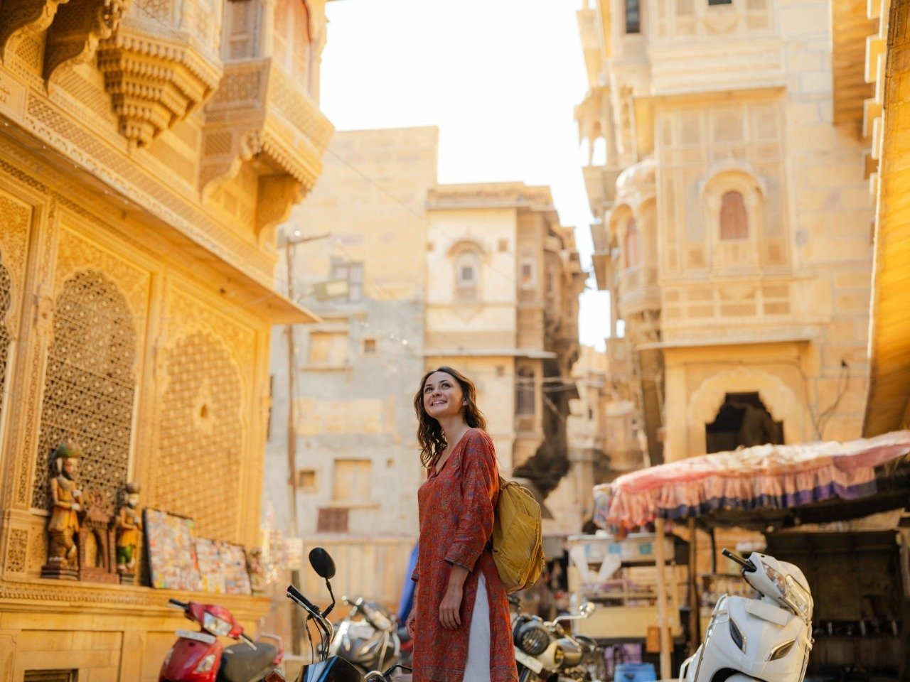 Artisan street scene in India