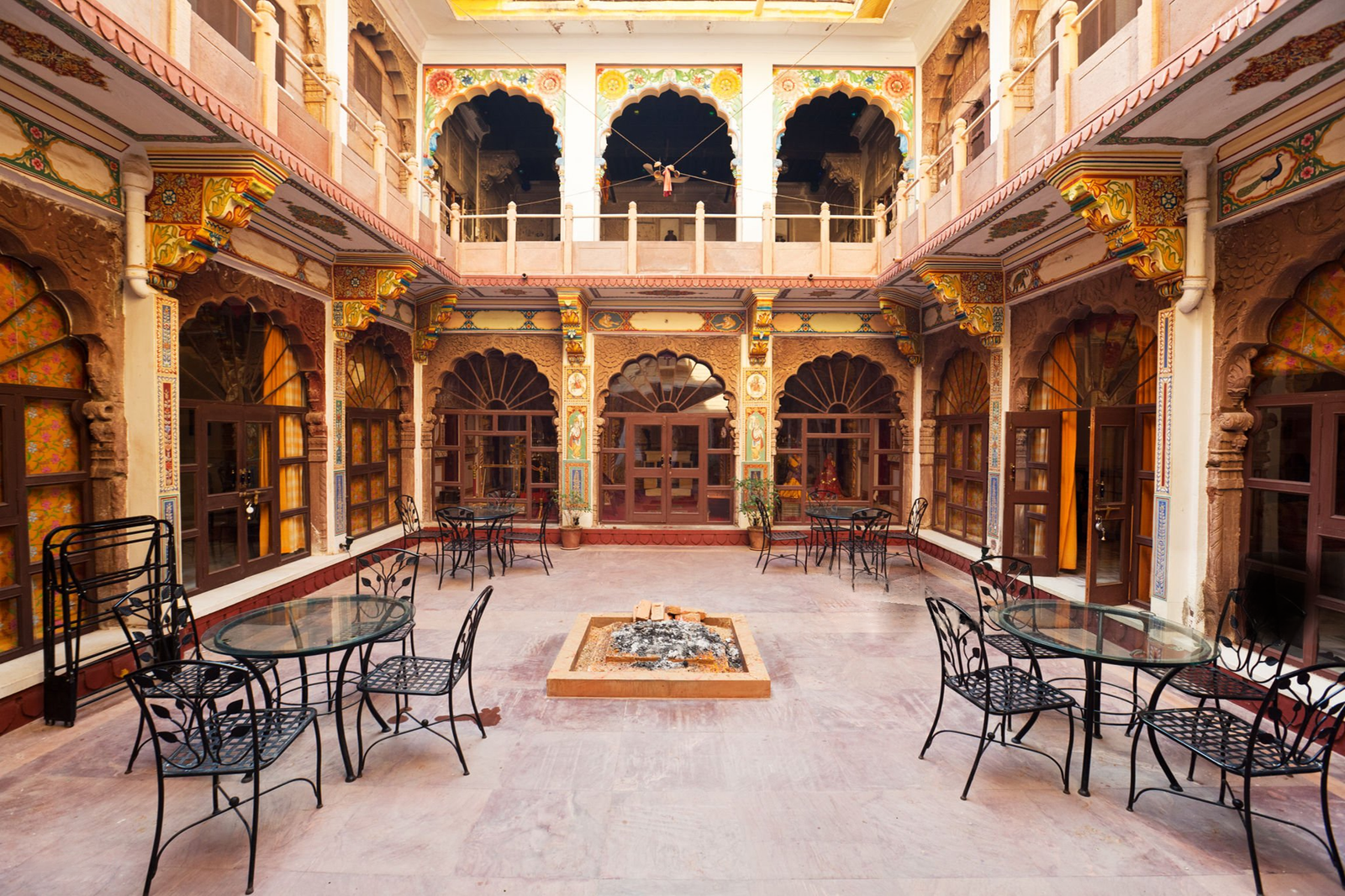 Heritage courtyard in India